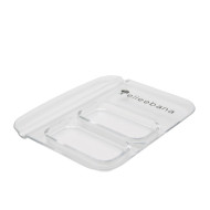 Plastic Tint Tray , Brush houder & 2 compartimenten