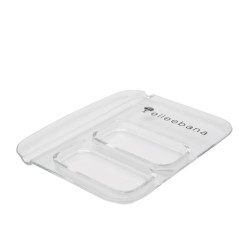 Plastic Tint Tray , Brush Stand & 2 compartments Plastic Tint Tray , Brush Stand & 2 compartments