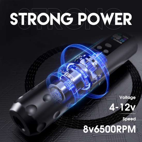 Wireless PMU Machine Mast Fold 2 PRO BLACK -stroke: 2,4-4.2 mm