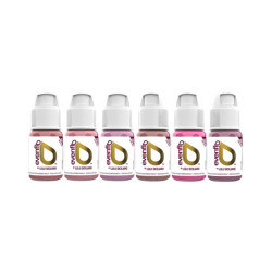 PMU Pigments True Lips Set 6x15ml PMU Pigments True Lips Set 6x15ml