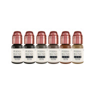 PMU Pigment READY, SET, GO PRE MODIFIED SET 6x15ml (Brow Collectie)