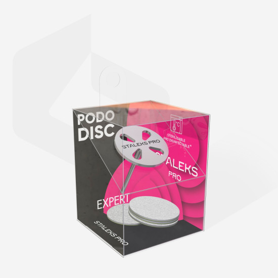 Pododisc Set Short MEDIUM with 5pcs 180grit PodoPads