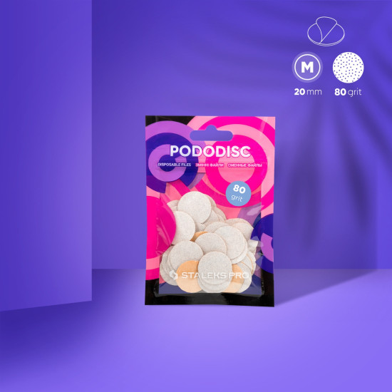 Pododisc Podopads MEDIUM 80grit 50pcs