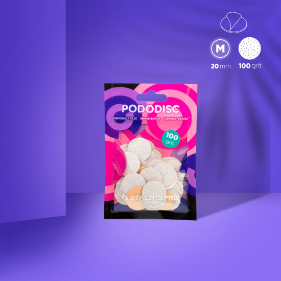 Pododisc Podopads MEDIUM 100grit 50pcs