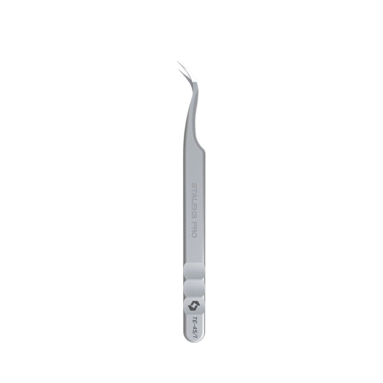 Eyelash Tweezers met Fibers CURVED 45/1