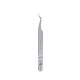 Eyelash Tweezers met Fibers CURVED 45/1
