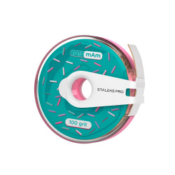 Pap mAm Disposable Straight File Sleeve Bobbin 100 grit Pap mAm Disposable Straight File Sleeve Bobbin 100 grit