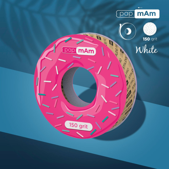 Pap mAm Disposable Straight File Sleeve Bobbin Refill 150 grit