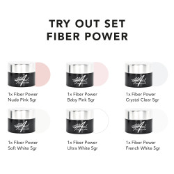 Try Out Set Fiber Power Gel 6x5gr Try Out Set Fiber Power Gel 6x5gr