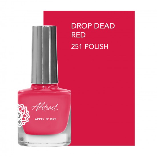 Apply N' Dry DROP DEAD RED 6ml  (Rock & Roses) 