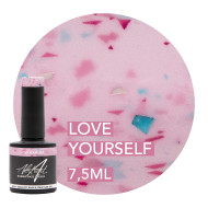 Rubber Base & Build - 3-In-1 BIAB - Dazzling LOVE YOURSELF 7.5ml (Pink Is An Attitude) 