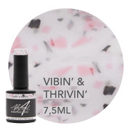 Rubber Base & Build - 3-In-1 BIAB - Dazzling VIBIN' & THRIVIN' 7.5ml (Pink Is An Attitude) 