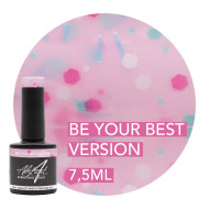 Rubber Base & Build - 3-In-1 BIAB - Dazzling BE YOUR BEST VERSION 7.5ml  (Pink Is An Attitude) 