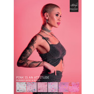 Poster A3 PINK IS AN ATTITUDE Rubber Base & Build  - BIAB 