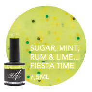 Rubber Base & Build - 3-In-1 BIAB - SUGAR, MINT, RUM & LIME... FIESTA TIME 7.5ml (Summer Vibes) 