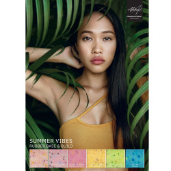 Poster A3 SUMMER VIBES Rubber Base & Build  - BIAB  Poster A3 SUMMER VIBES Rubber Base & Build  - BIAB