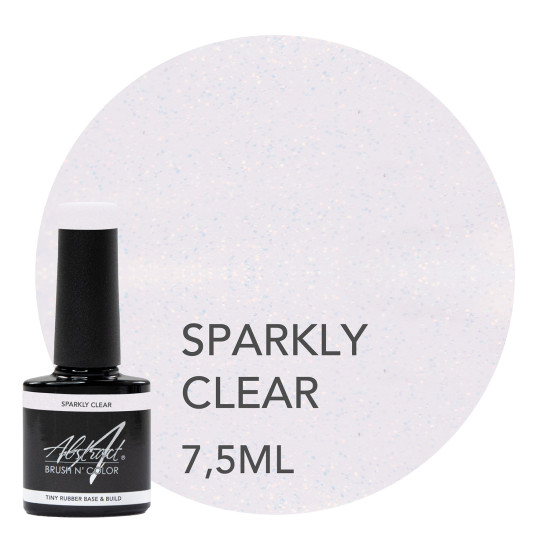 Rubber Base & Build - BIAB - SPARKLY CLEAR 7.5ml (Sparkly) 