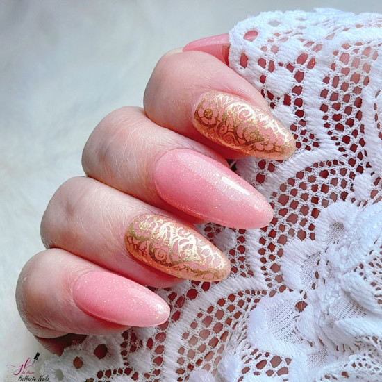 Rubber Base & Build - BIAB - SPARKLY ALTA ROSA 7.5ml (Sparkly) 