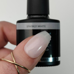 Rubber Base & Build - BIAB - 3-In-1 SPARKLY WHITE 7.5ml (Sparkly)  Rubber Base & Build - BIAB - 3-In-1 SPARKLY WHITE 7.5ml (Sparkly)