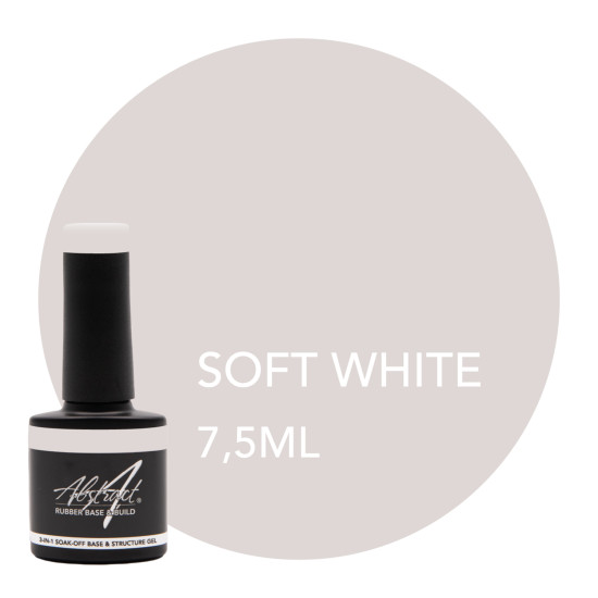 Rubber Base & Build - 3-In-1 BIAB - SOFT WHITE 7.5ml 