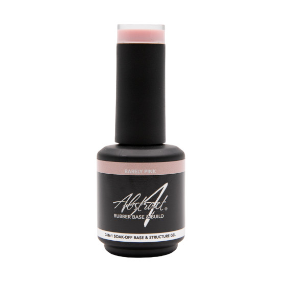 Rubber Base & Build - 3-In-1 BIAB - BARELY PINK 15ml