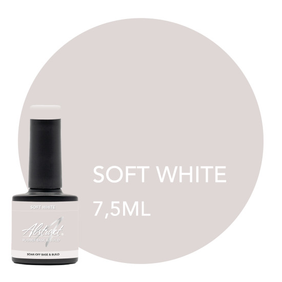 Rubber Base & Build - BIAB  - SOFT WHITE 7.5ml 