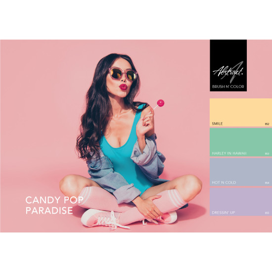 Brush N' Color Collection CANDY POP PARADISE 4 x 10ml