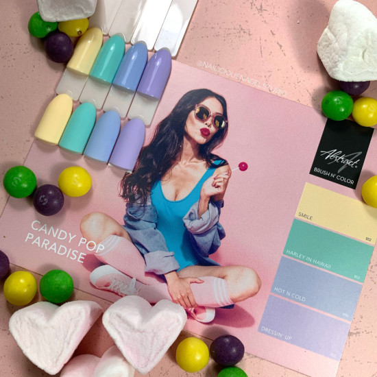 Brush N' Color Collection CANDY POP PARADISE 4 x 10ml