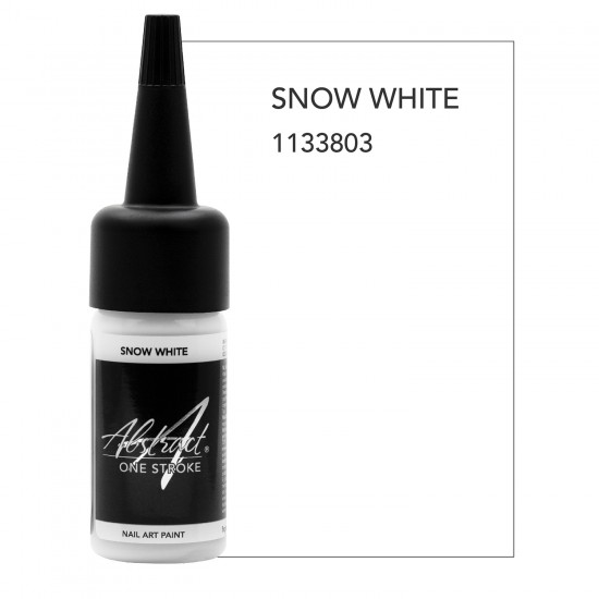 One Stroke Nail Art Paint SNOW WHITE 14ml