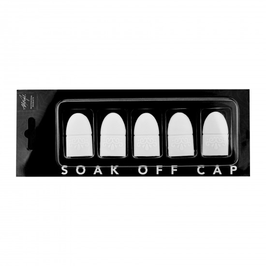 Silicone Soak Off Cap WHITE (5pcs/pack)