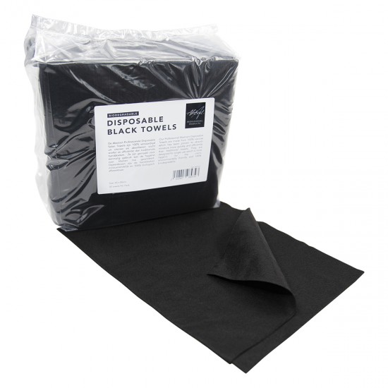 Disposable Salon Towels BLACK (40x80cm) 50pcs