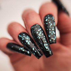 Shield & Sparkle DAZZLING LAZULI 7.5ml (No Wipe Glitter Top Gel)  Shield & Sparkle DAZZLING LAZULI 7.5ml (No Wipe Glitter Top Gel)