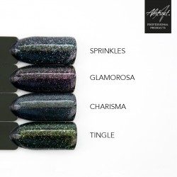 Shield & Sparkle CHARISMA 7.5ml (No Wipe Glitter Top gel) Shield & Sparkle CHARISMA 7.5ml (No Wipe Glitter Top gel)