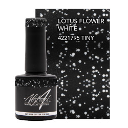 Matte Velvet (No Wipe Glitter Top Gel) LOTUS FLOWER WHITE 7.5ml Matte Velvet (No Wipe Glitter Top Gel) LOTUS FLOWER WHITE 7.5ml