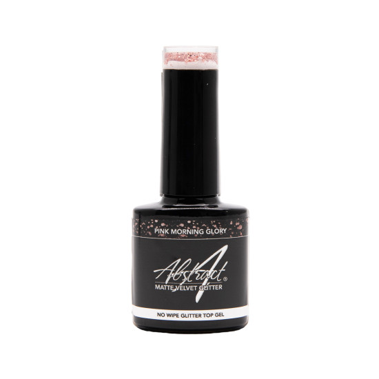 Matte Velvet (No Wipe Glitter Top Gel) PINK MORNING GLORY 7.5ml