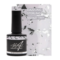 Shield & Sparkle DAZZLING STERLING 7.5ml (No WIpe Top Gel)  Shield & Sparkle DAZZLING STERLING 7.5ml (No WIpe Top Gel)