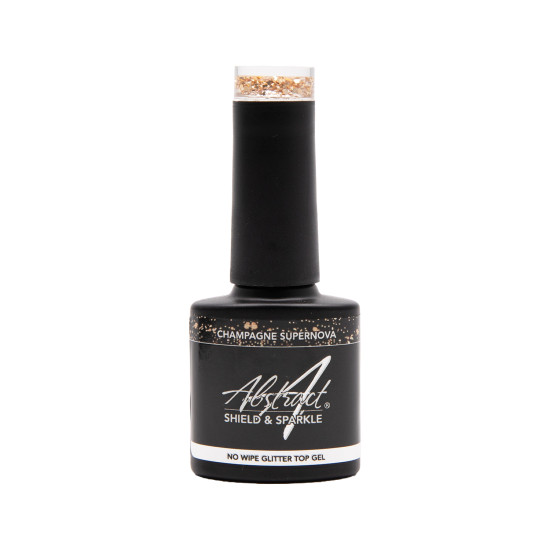 Shield & Sparkle (No Wipe Glitter Top Gel) CHAMPAGNE SUPERNOVA 7.5ml 