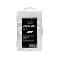 STILETTO Clear Tips (100pcs/box) STILETTO Clear Tips (100pcs/box)