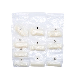 *** Full Cover Natural Tips Size1~10 (500pcs/bag) | 045617 *** Full Cover Natural Tips Size1~10 (500pcs/bag) | 045617