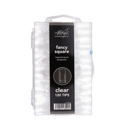 Fancy Square CLEAR Tips (120 stuks/doos) Fancy Square CLEAR Tips (120 stuks/doos)