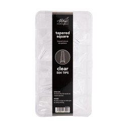 Tapered Square CLEAR Tips (504pcs/box) Tapered Square CLEAR Tips (504pcs/box)