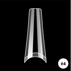 Refill Tips #4 Tapered Square CLEAR (50pcs/bag) Refill Tips #4 Tapered Square CLEAR (50pcs/bag)