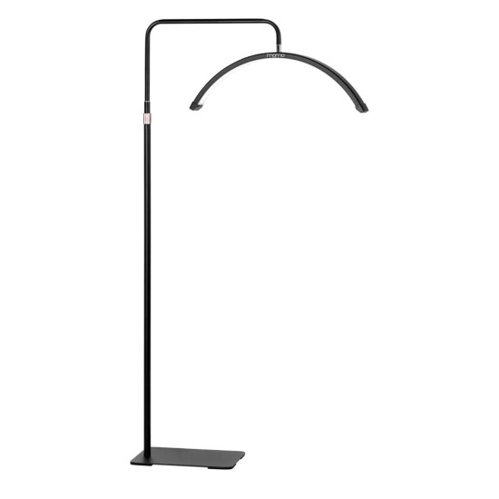 Eyelash Moon Light Curved LED Lamp BLACK 