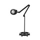 Loupelamp LED met voet BLACK