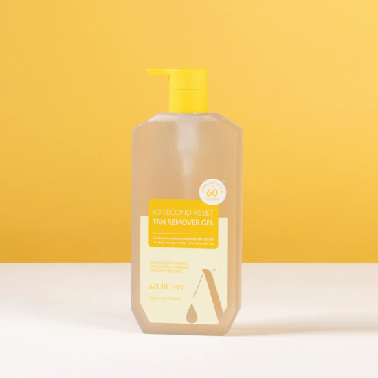 60 Second Reset Tan Remover Gel 500ml, Azure Tan