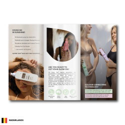 Azure Tan Tri-Fold Flyer 30 pieces DUTCH Azure Tan Tri-Fold Flyer 30 pieces DUTCH