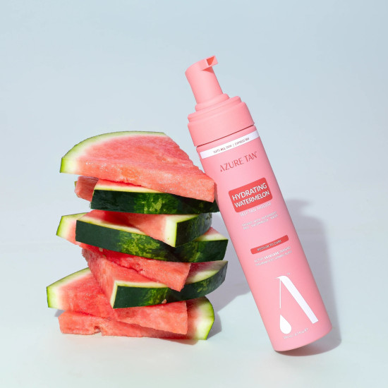 Self Tan Mousse HYDRATING WATERMELON Medium To Dark 200 ml, Azure Tan