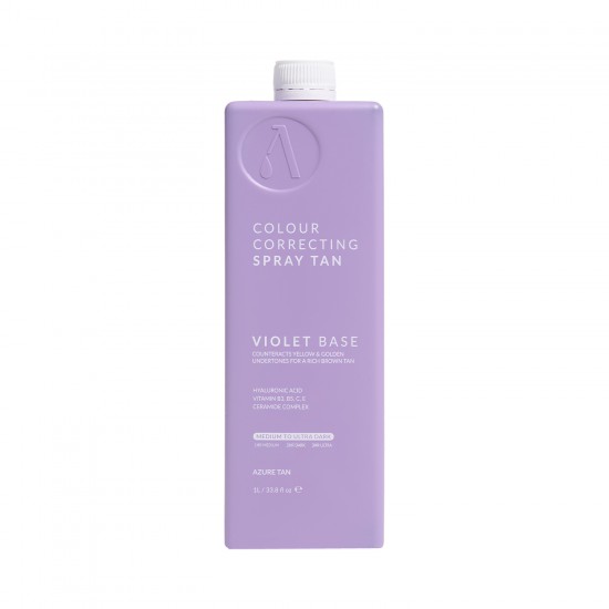 Spray Tan Solution Violet Base Medium To Ultra Dark 1000ml, Azure Tan | 71802N