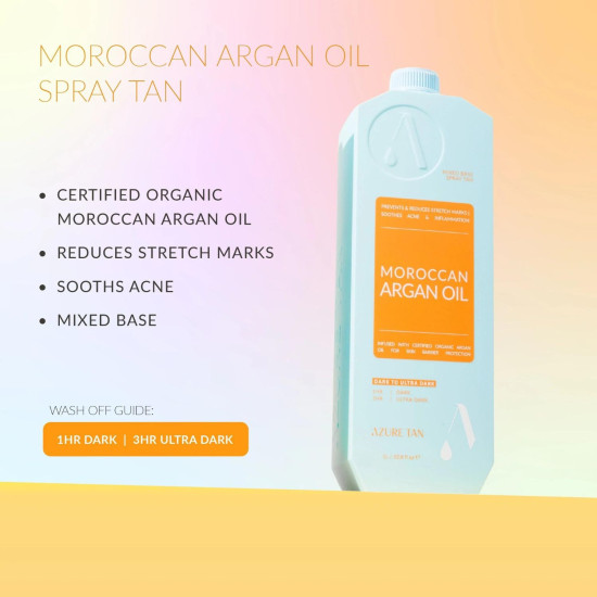 Sample Spray Tan Solution Moroccan Argan Oil 100ml, AzureTan