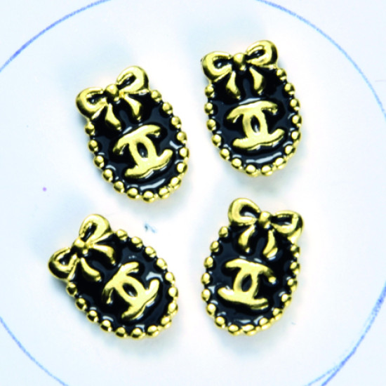 3D Chanel Gold Ribbon (5)